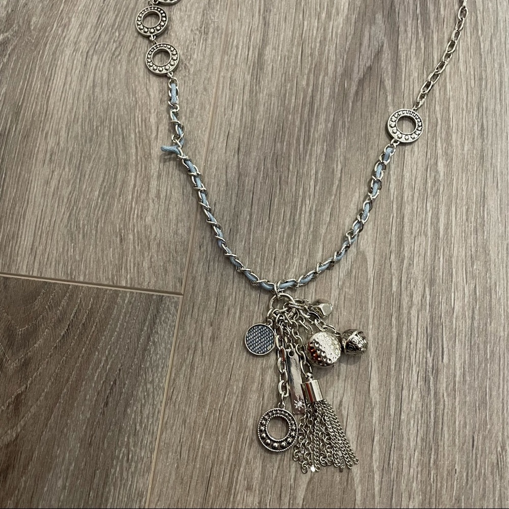 Chunky charm necklace